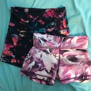 aeropostale workout set (2 shorts and sports bra)
